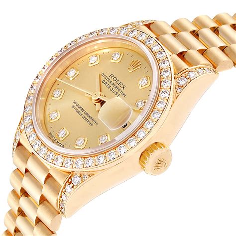 ladies rolex watches with diamonds.